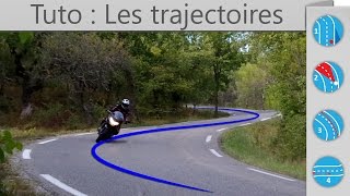 Comment prendre les trajectoires à moto [upl. by Akemaj]