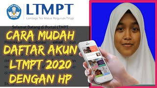 Daftar Akun LTMPT melalui Handphone [upl. by Buxton]