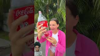 How did the CAN of COCA COLA get there 😱🥤🤣 shorts khamitovy martaandrustam [upl. by Romonda]