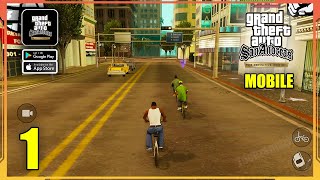 GTA San Andreas Definitive Edition Mobile Gameplay Walkthrough Part 1 Android iOS [upl. by Kiley]