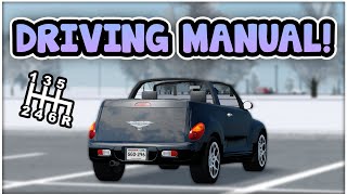 UPDATED How to Drive Manual  Roblox Greenville [upl. by Gnourt]