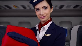 ASMR First Class Flight Attendant ✈ Soft Spoken Luxury Stewardess ASMR Roleplay [upl. by Ailegra]