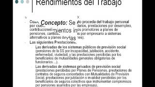 Lec002 Rendimientos del Trabajo IRPF umh1896 201516 [upl. by Elmore]