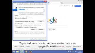 Comment Changer La Page D’accueil Sur Internet Explorer [upl. by Nert281]