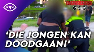 JONGEREN BESPUGEN POLITIE en MISHANDELEN HANDHAVING  Overtreders  KIJK Misdaad [upl. by Vanzant]