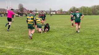 Halton Farnworth 1410 Woolston Rovers U15 Highlights Like and Subscribe 👍 rugbyleague rugby [upl. by Einobe]