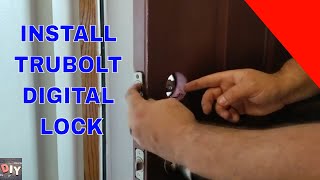 Install TruBolt digital lock [upl. by Isyak82]