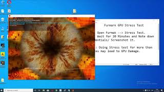 How to do Furmark GPU Stress test  GTX 1070 8GB with results [upl. by Ffilc620]