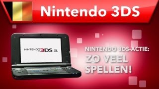 Nintendo 3DSactie Zo veel spellen Nintendo 3DS [upl. by Nyrmac744]