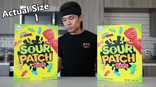 Giant Sour Patch Kids Challenge x 2 EXTREMELY SOUR [upl. by Tudela572]