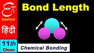 🔴 Bond Length  Covalent Radius  van der Waals Radius  Chemistry for Class 11 in HINDI [upl. by Lebatsirhc]