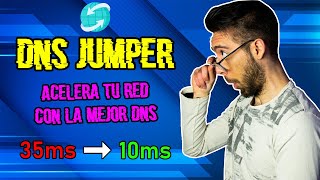 ⚡ Cómo MEJORAR la VELOCIDAD de INTERNET con DNS Jumper 🌐 Tutorial Completo [upl. by Sobmalarah]