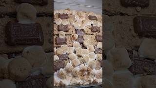 SMORES BROWNIE 😍😍 dessert smores foodie yummy tasty recipe thanksgiving [upl. by Frager]