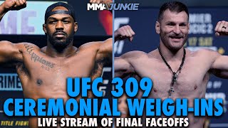 🔴 UFC 309 Ceremonial WeighIns Live Stream Jon Jones vs Stipe Miocic Final Faceoff [upl. by Derwon]