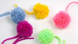 How to Make Pom Poms with a Fork [upl. by Deery280]