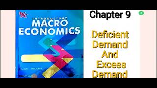 Macroeconomics class 12 Deficient Demand and Excess Demand part 2 macroeconomics economics [upl. by Iinden814]