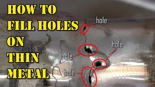 TFS How to Bridge Gaps and Holes on Thin Metal [upl. by Tremann226]