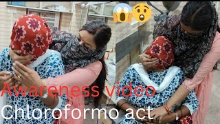 chloroform act 🙀 custom video chloroform actsocial awarenessawareness video [upl. by Aicnelev199]