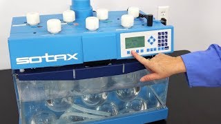 Sotax AT 7smart Dissolution Testing System w 7 Dissolution Vessels and Probe [upl. by Eerok]