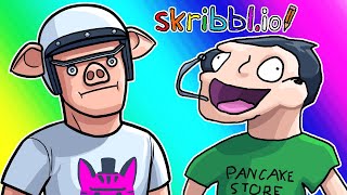 Skribblio Funny Moments  Unibrow or Skateboard [upl. by Asher174]