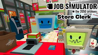 Job Simulator  Store Clerk Full Game  Meta Quest 2 [upl. by Aissela654]