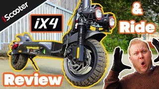 iScooter IX4 Review and Ride 2023 Model [upl. by Akinas]