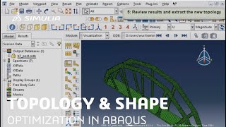 SIMULIA Howto tutorial  Topology and Shape Optimization in Abaqus [upl. by Sophey282]