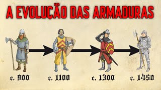 COMO ERAM AS ARMADURAS MEDIEVAIS  A Evolução das Armaduras na Idade Média [upl. by Baxie]