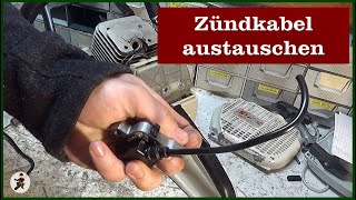 Zündkabel wechseln bei Stihl Kettensäge [upl. by Suiremed]