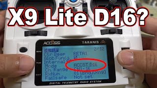 Taranis X9 Lite ACCST D16 Firmware Upgrade 🎓 [upl. by Larrisa]