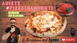 FORNO ARIETE 909 PIZZA IN 4 MINUTI  Recensione test cottura dal vivo reale [upl. by Foss]