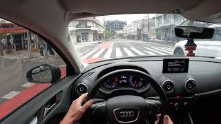 POV Drive Brazil  Audi A3 14 tfsi Escape direto muffler delete  GoPro 10 black [upl. by Swords]