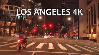 Los Angeles 4K  Night Drive [upl. by Niltag851]