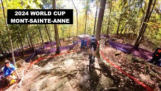 2024 UCI MTB World Series MontSainteAnne 🇨🇦 COURSE PREVIEW [upl. by Dnalyram149]