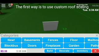 How to make a second floor in Bloxburg without gamepassRoblox [upl. by Atnim547]