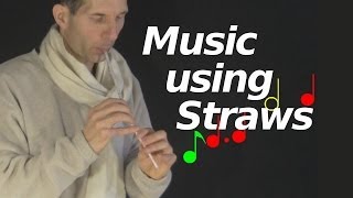 How to Make Music Instruments with Straws  Trombone [upl. by Nwahsat]