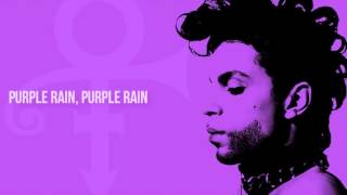 Prince  Purple Rain HD Lyrics [upl. by Lehcer456]