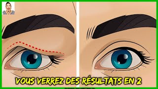 Remède naturel pour les paupières tombantes Vous verrez des résultats en 2 minutes [upl. by Yul238]