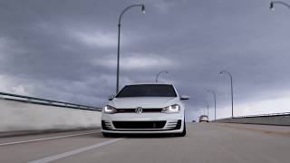 Rotiform  Bagged Mk7 GTI vs C7 Z06 Corvette [upl. by Fachan]