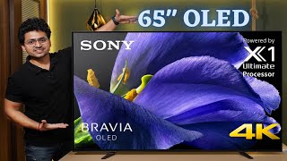 Massive 65quot OLED 4K Android TV  Sony A8H TV Unboxing amp Review 🔥 [upl. by Eelrihs973]