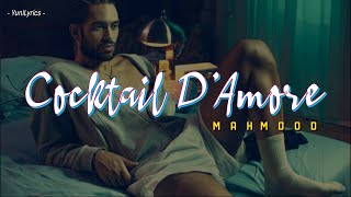 Mahmood  COCKTAIL DAMORE LyricsTesto [upl. by Cyrillus]