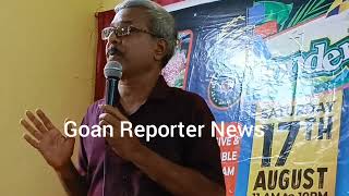 Goan Reporter Activist Rajendra Kerkar speaking at Malar Bonderam Festival 2024 [upl. by Elisha]