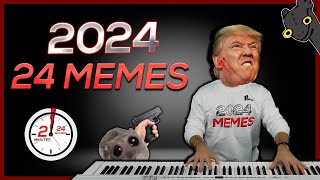 2024 in 24 MEMES in 224 [upl. by Pamela]