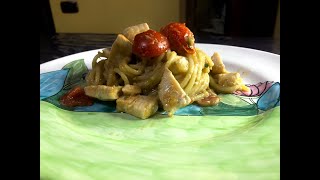 Spaghettoni con pesce spada e crema di melenzane [upl. by Airan]