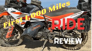 2023 KTM 890 R First 1000 Mile Review [upl. by Elfreda872]