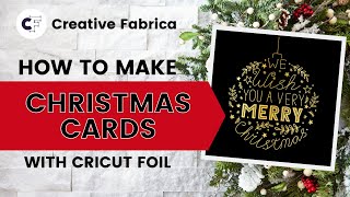 Modern Christmas Card Tutorial  Card Making Ideas  Create and Craft [upl. by Bekaj]