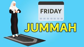 How to pray Jummah for woman beginners  Friday prayer  with Subtitle [upl. by Schnurr]