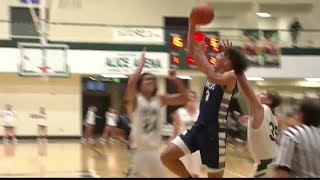 Highlights Reitz vs Vincennes Lincoln boys basketball [upl. by Garnette]