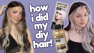 Narcissa dye explanation amp the hair productsbleach I use [upl. by Palua]