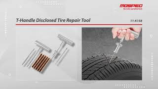 【PRODUCTS】11K158 THandle Disclosed Tire Repair Tool [upl. by Aiyt]